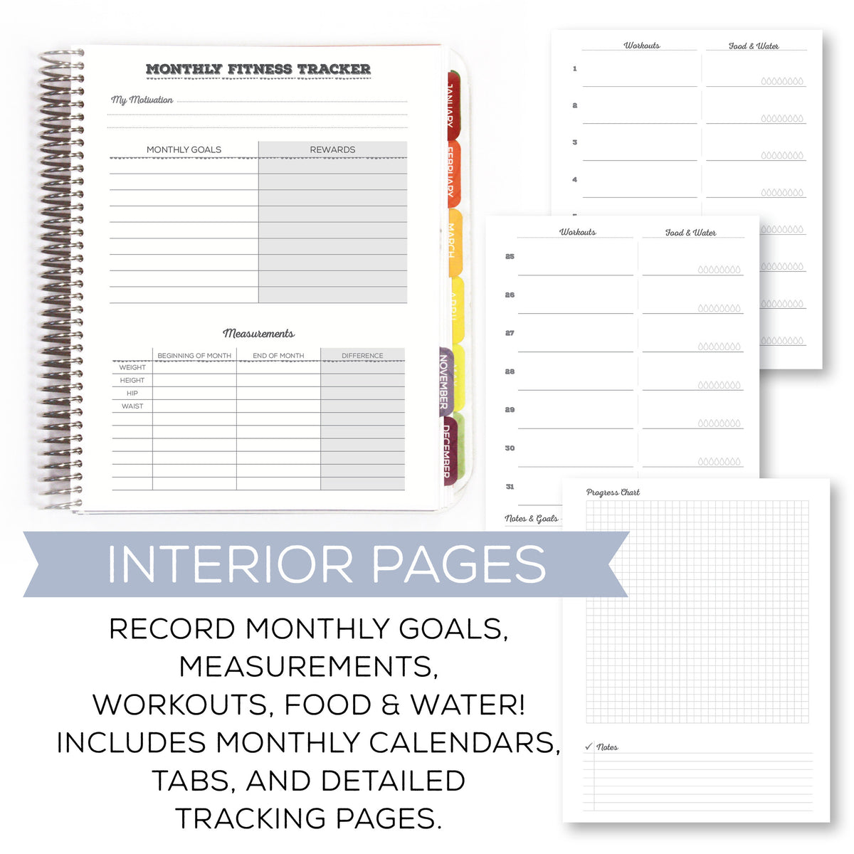 Fitness Planner – Practical Paper Company