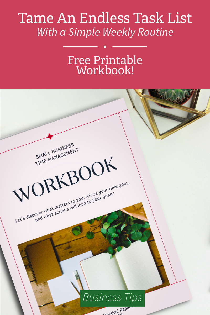 Use This Workbook to Beat Overwhelm! – Practical Paper Company