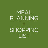 Meal Planning Pad with Shopping List