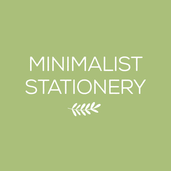 Minimalist Stationery | 8 Styles