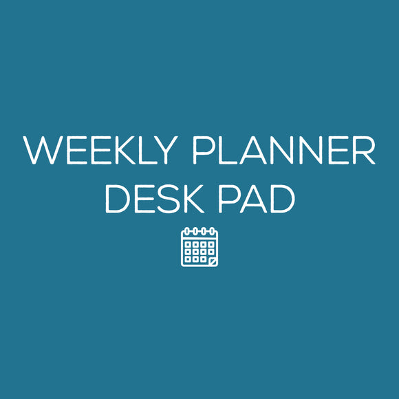 Weekly Planner Desk Pad