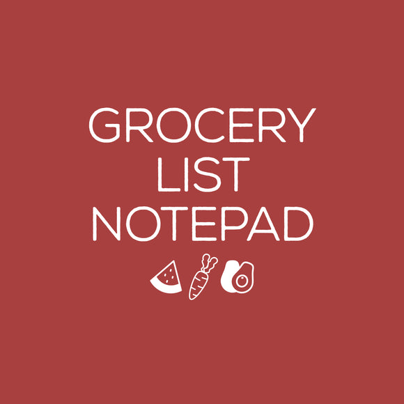 Grocery List Pad
