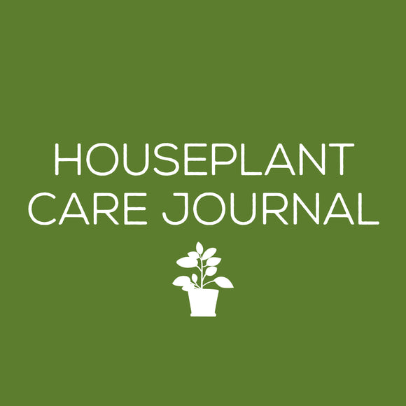 Houseplant Care Journal