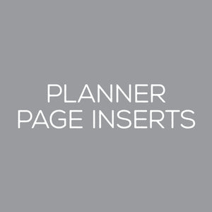 Planner Page Inserts