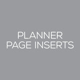 Planner Page Inserts