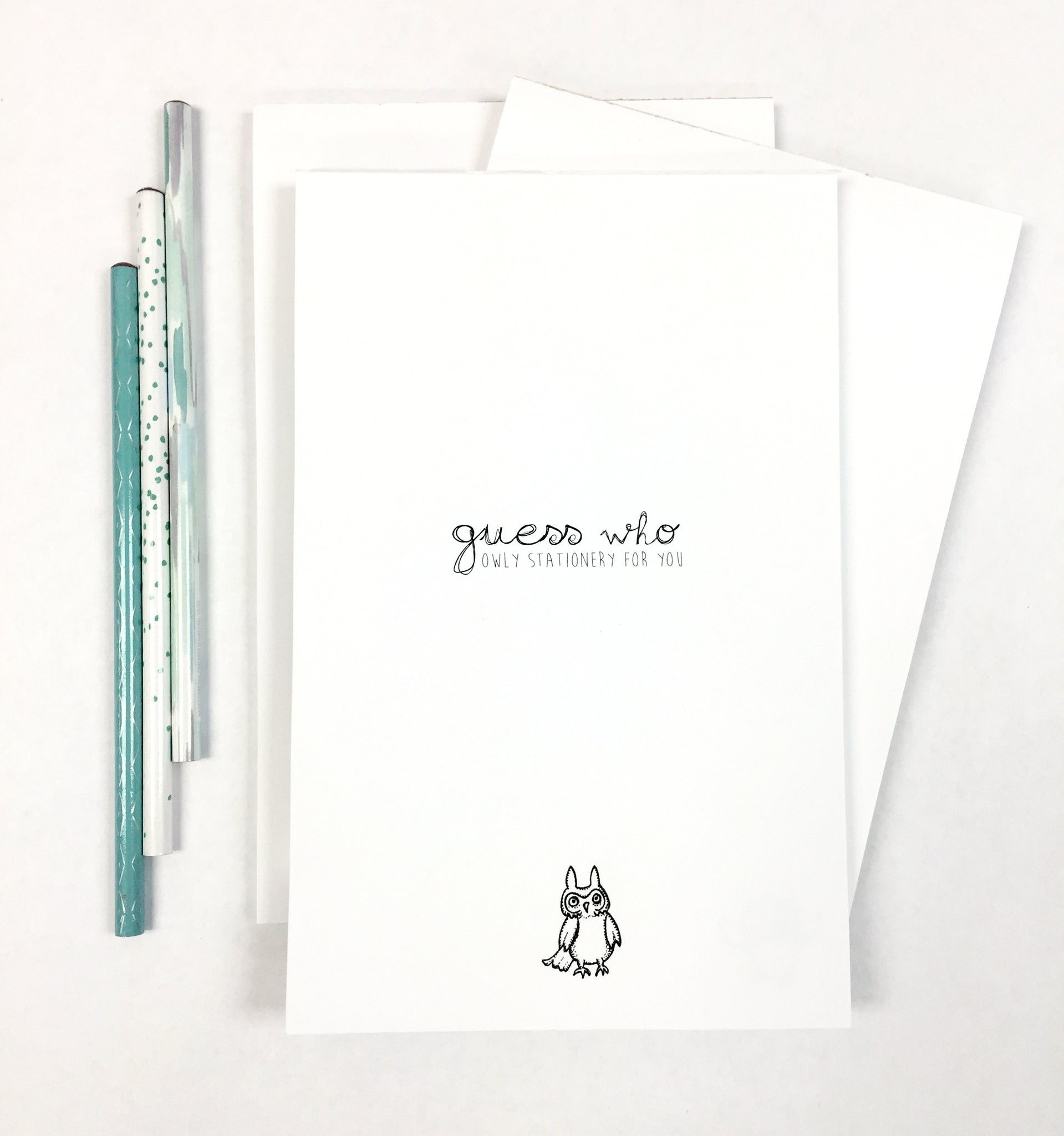 Owl Stationery Set for Teens and Adults