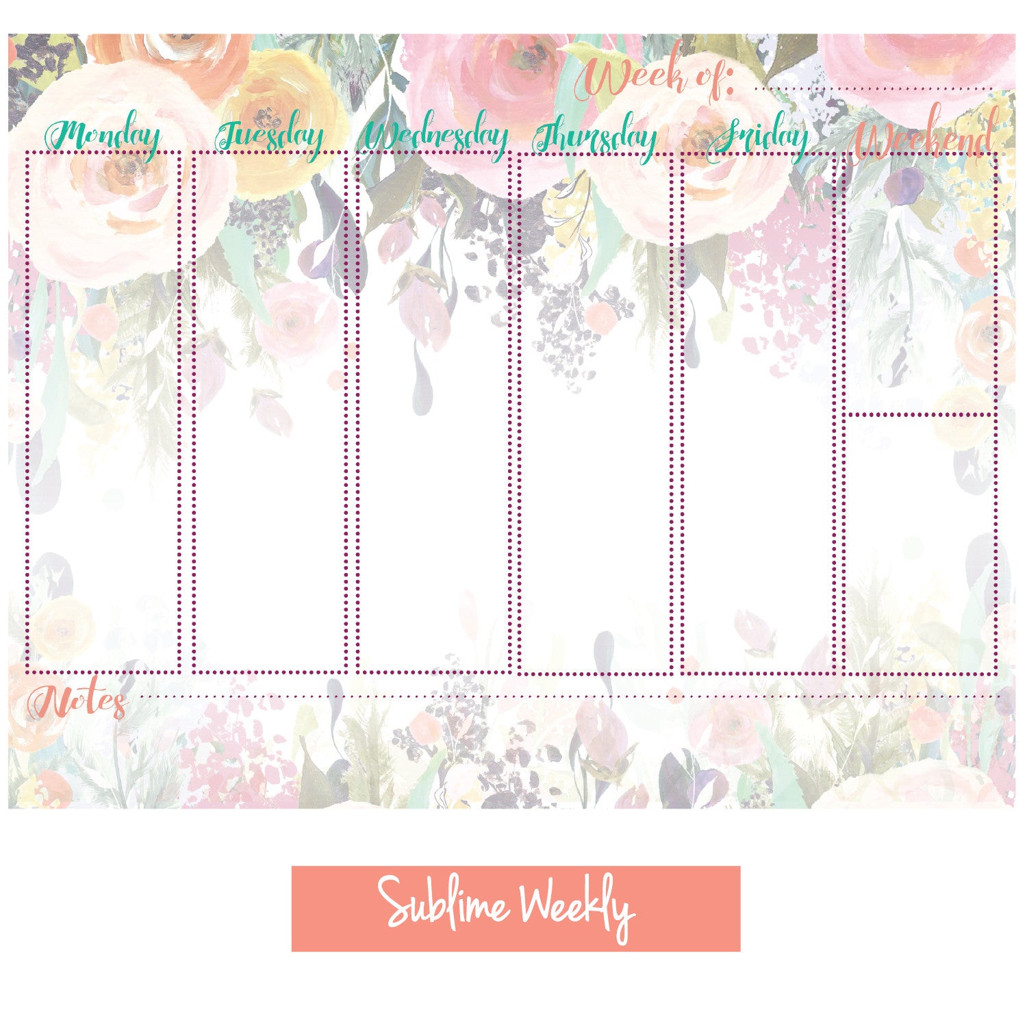 Weekly Planner Desk Pad – Practical Paper Company