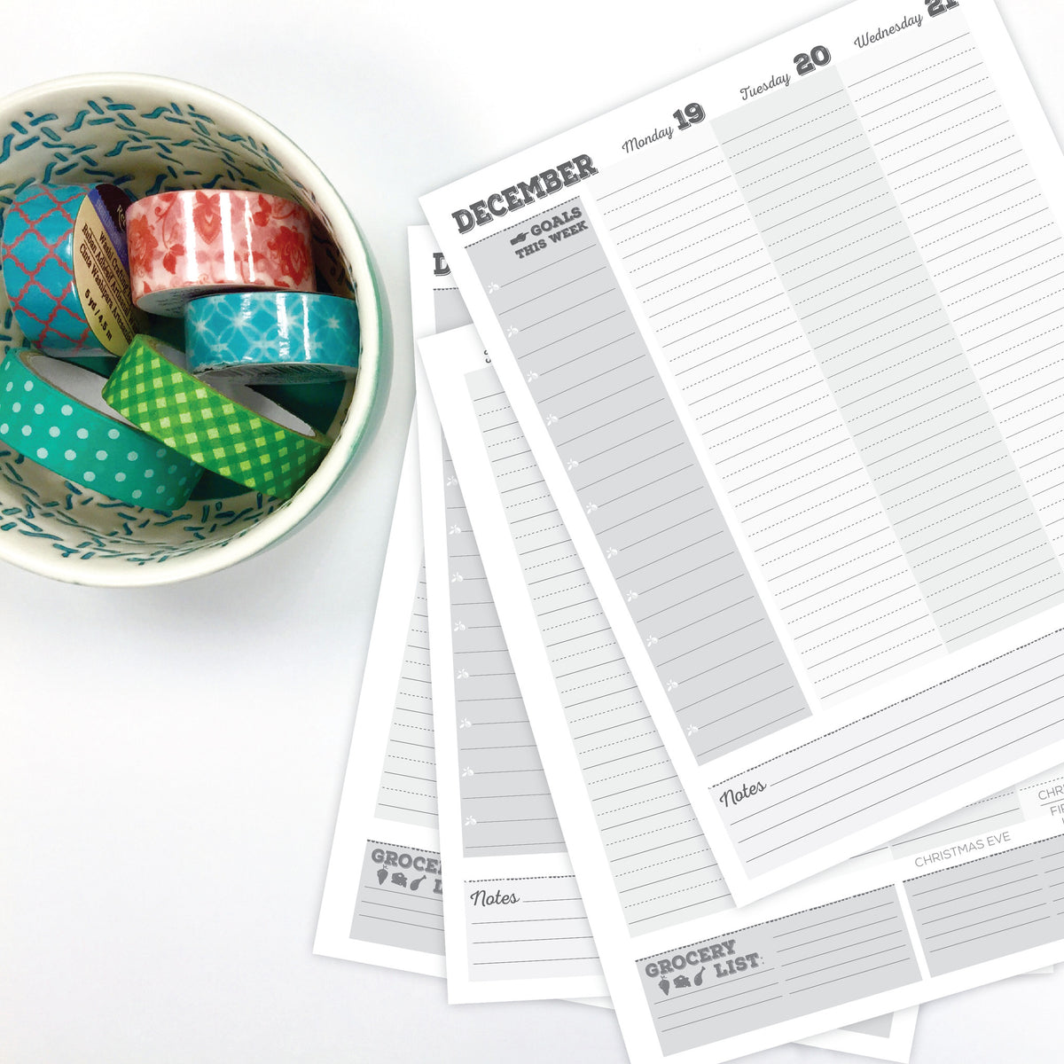 Page Design Insert Planner Page Inserts – Practical Paper Company