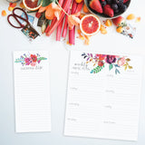 Meal Planning Pad with Shopping List
