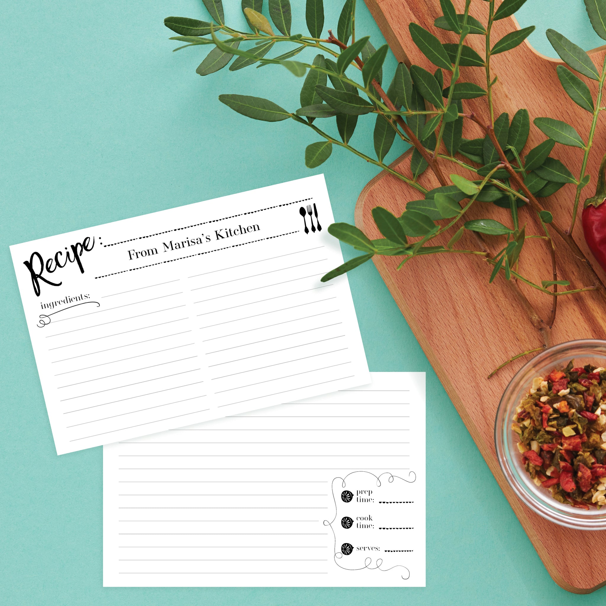 Recepy Paper Recipe Cards – Practical Paper Company