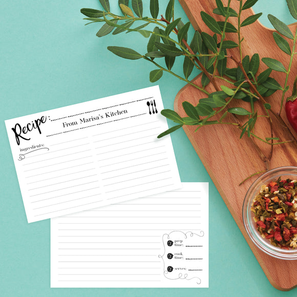 Recepy Paper Recipe Cards – Practical Paper Company